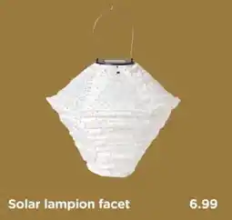 Xenos Solar lampion facet aanbieding