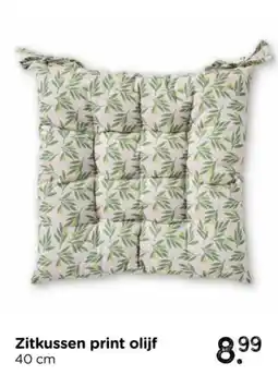 Xenos Zitkussen print olijf aanbieding