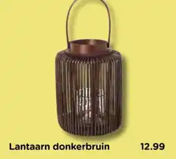 Xenos Lantaarn donkerbruin aanbieding