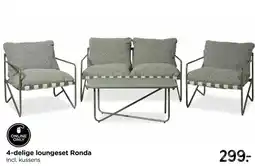 Xenos 4-delige loungeset Ronda aanbieding