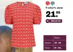 Welkoop T-shirt Jane aanbieding