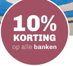 Trendhopper 10% korting op alle banken! [link] aanbieding