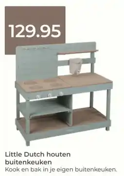 Prenatal Little Dutch houten buitenkeuken aanbieding