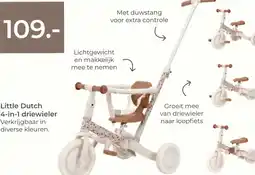 Prenatal Little Dutch 4-in-1 driewieler aanbieding