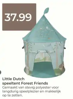 Prenatal Little Dutch speeltent Forest Friends aanbieding