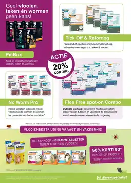 Pets & Co ACTIE 20% KORTING aanbieding