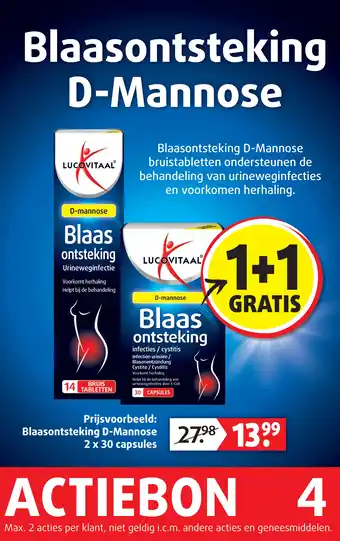 Lucovitaal Blaasontsteking D-Mannose aanbieding