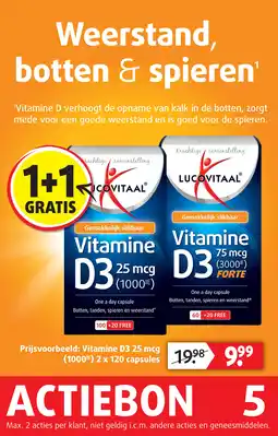 Lucovitaal Vitamine D3 aanbieding
