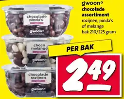 Nettorama Gwoon chocolade assortiment aanbieding