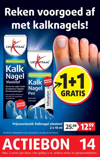 Lucovitaal Kalk Nagel Vloeistof of Pen aanbieding