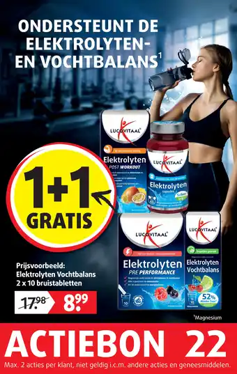 Lucovitaal Elektrolyten Vochtbalans aanbieding