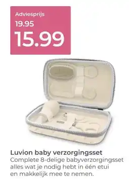 Prenatal Luvion baby verzorgingsset aanbieding