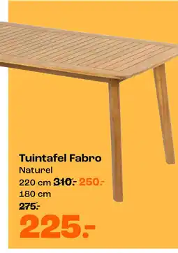 Kwantum Bekijk tuintafel Fabro [link] aanbieding