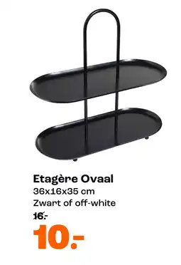 Kwantum Bekijk etagère ovaal[link] aanbieding