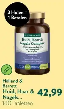 Holland & Barrett Huid, Haar & Nagels Complex - 180 tabletten aanbieding