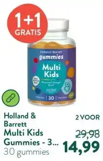Holland & Barrett Multi Kids Gummies - 30 gummies aanbieding