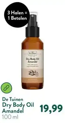 Holland & Barrett Dry Body Oil Amandel aanbieding