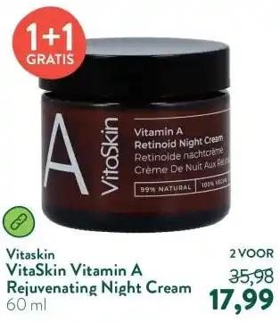 Holland & Barrett VitaSkin Vitamin A Rejuvenating Night Cream aanbieding