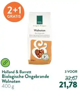 Holland & Barrett Biologische Ongebrande Walnoten aanbieding