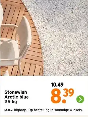 GAMMA Stonewish Arctic blue aanbieding