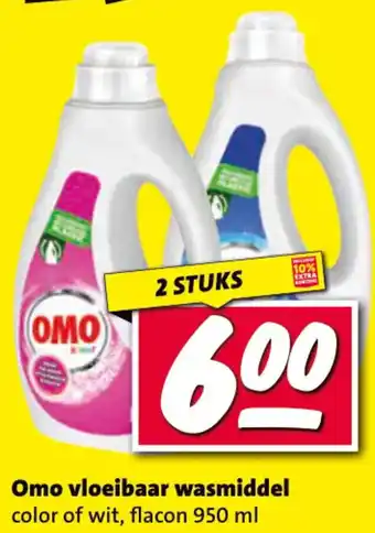 Nettorama Omo vloeibaar wasmiddel aanbieding
