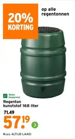 GAMMA Regenton kunststof aanbieding