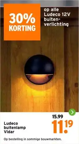 GAMMA Ludeco buitenlamp Vidar aanbieding