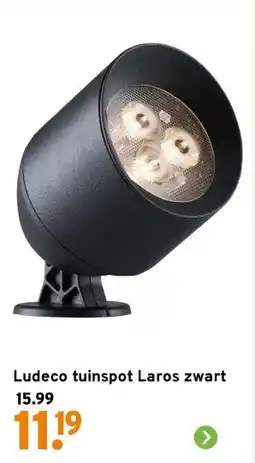 GAMMA Ludeco tuinspot Laros zwart aanbieding