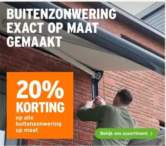 GAMMA Op alle buitenzonwering op maat aanbieding