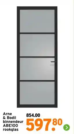 GAMMA Arne & Bodil binnendeur ABE100 rookglas aanbieding