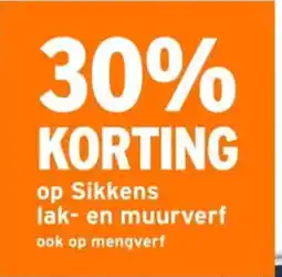 GAMMA Sikkens lak en muurverf aanbieding