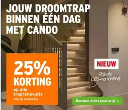 GAMMA Jouw droomtrap binnen één dag met cando aanbieding