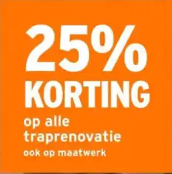 GAMMA Op alle traprenovatie aanbieding