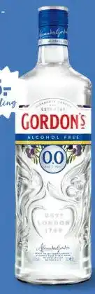 Gall & Gall Gordon’s Gin Alcoholvrij 70CL aanbieding