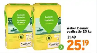 GAMMA Weber Beamix egalisatie aanbieding