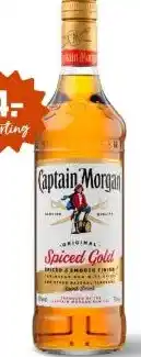 Gall & Gall Captain Morgan Spiced Gold 70CL aanbieding