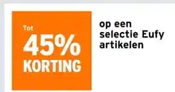 GAMMA Op een selectie Eufy artikelen aanbieding