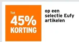GAMMA Op een selectie Eufy artikelen aanbieding