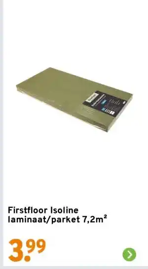 GAMMA Firstfloor Isoline laminaat/parket 7,2m² aanbieding