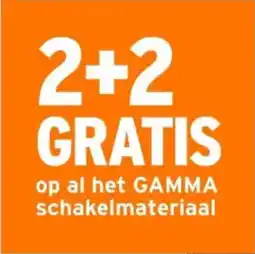 GAMMA GAMMA schakelmateriaal aanbieding