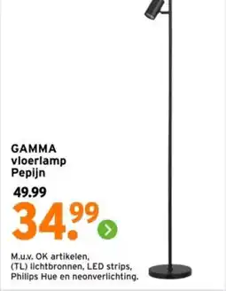 GAMMA GAMMA vloerlamp Pepijn aanbieding