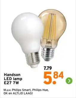 GAMMA Handson LED lamp E27 7W aanbieding