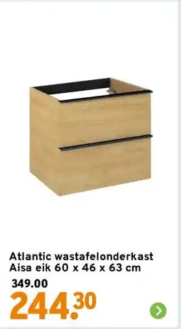 GAMMA Atlantic wastafelonderkast Aisa eik aanbieding