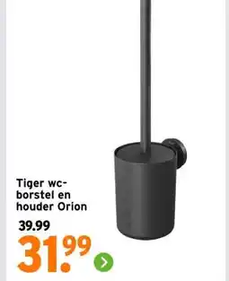 GAMMA Tiger wc-borstel en houder Orion aanbieding