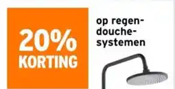 GAMMA Op regendouche systemen aanbieding