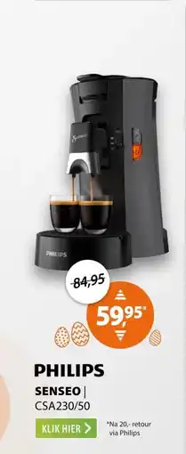Expert Philips Senseo CSA230/50 Grijs aanbieding