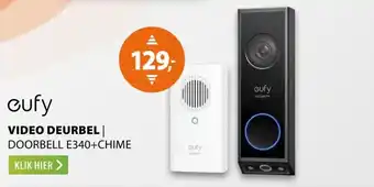 Expert Eufy Video Doorbell E340 + Chime aanbieding