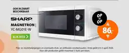 Expert Sharp YC-MG01E-W Wit aanbieding