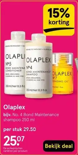 Etos Olaplex aanbieding