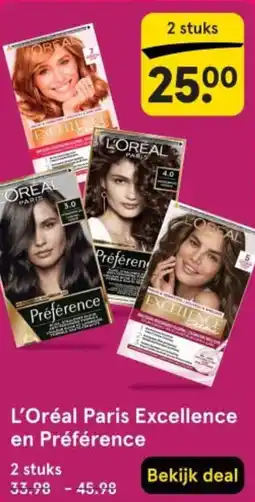 Etos L'Oréal Paris Excellence en Préférence aanbieding